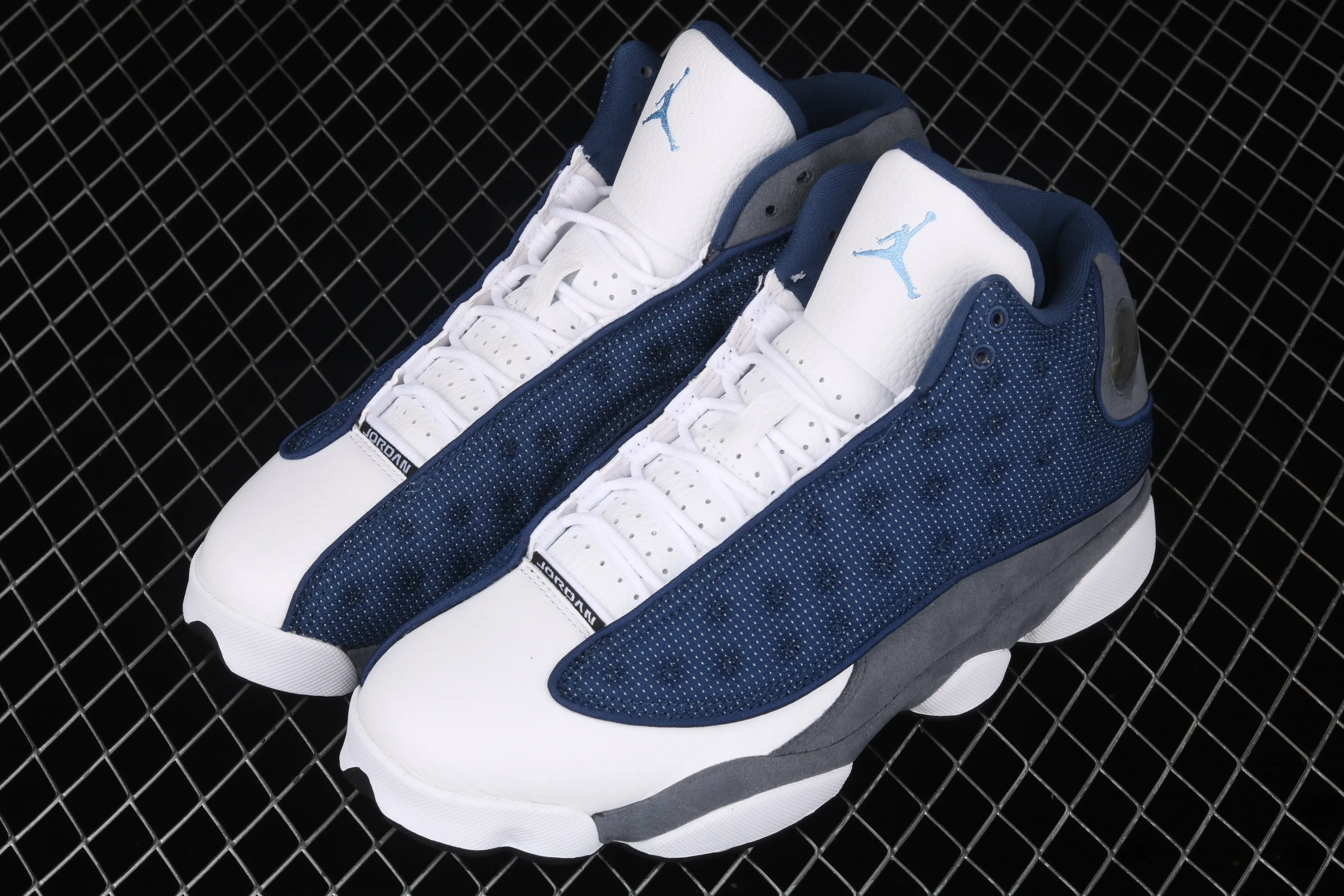 All Categories Air Jordan Jordan Series Basketball Shoes Air Jordan 13 Special Price Pure Original Version Air Jordan 13 Flint GIGI AJ13 Joe 13 3M Reflective Navy Blue 414571-404